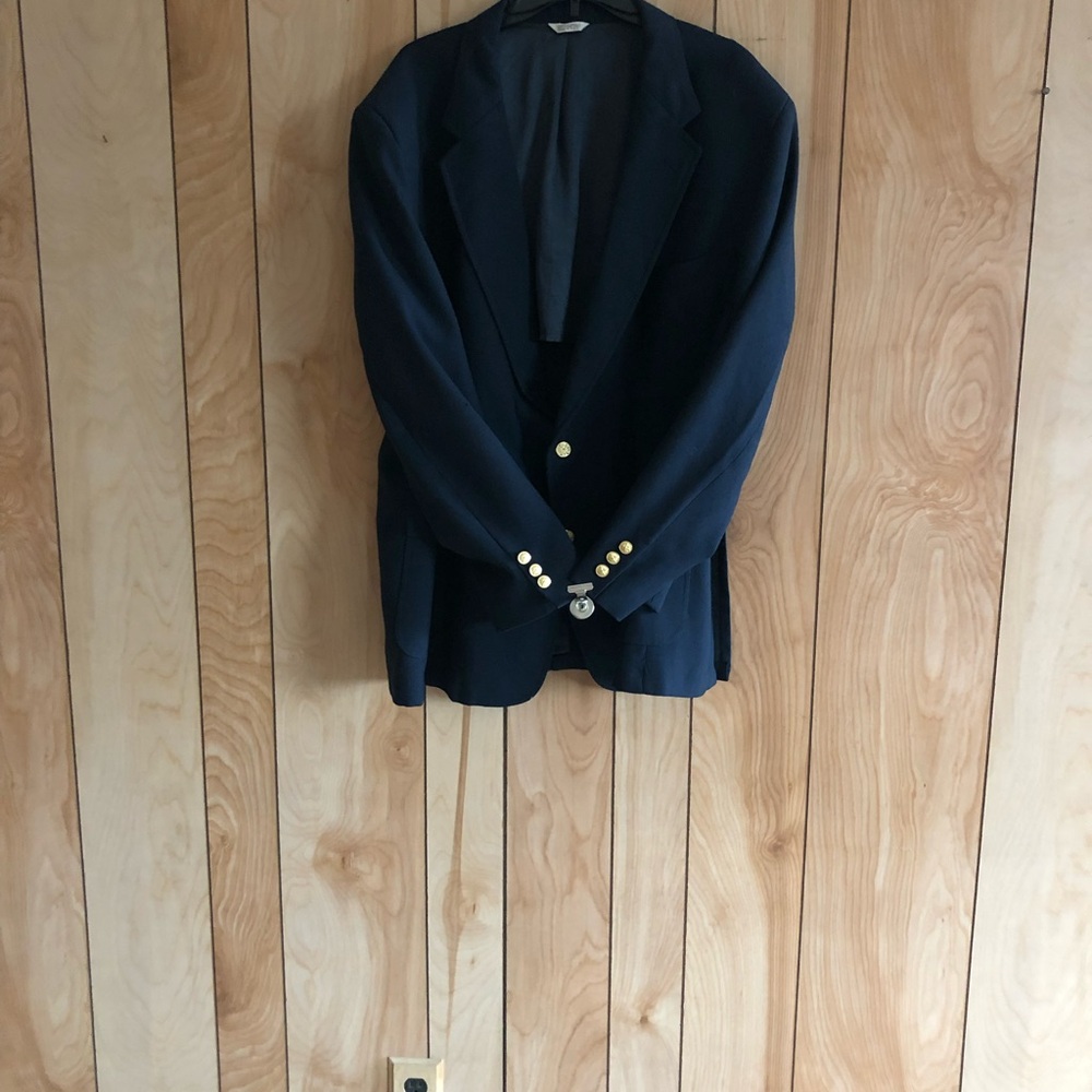 Hunt Club Blue and Gold Sport Coat